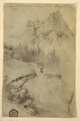 Nesmith Fall, Lake Wellington, Colorado, June 18, 1892